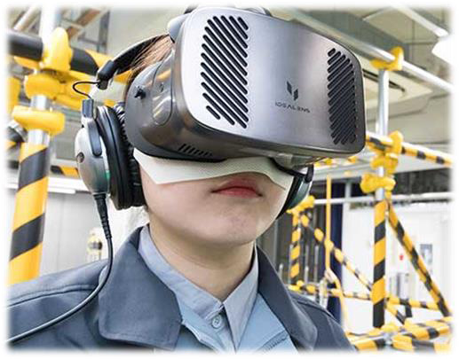 VRを利用した仮想事故体験
