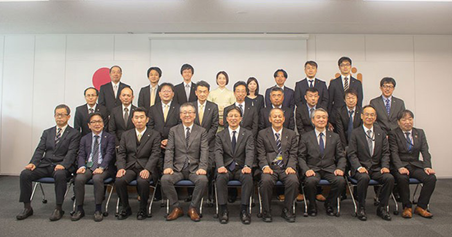 出席された被表彰者との集合写真