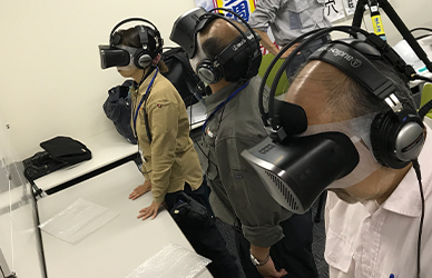 VR仮想事故体験